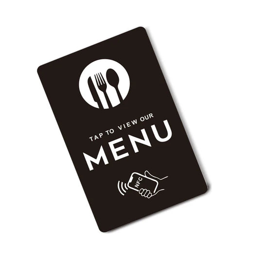 NFC Menu Card – Tap to View Menu Instantly