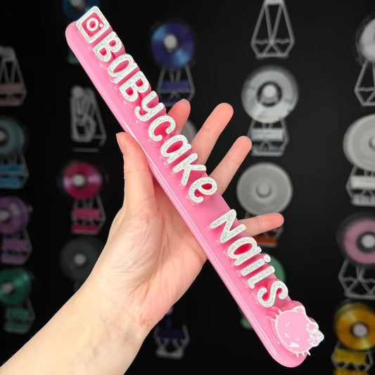 🎀 Custom Name Sign – Babycake Pink + Hello Kitty Edition