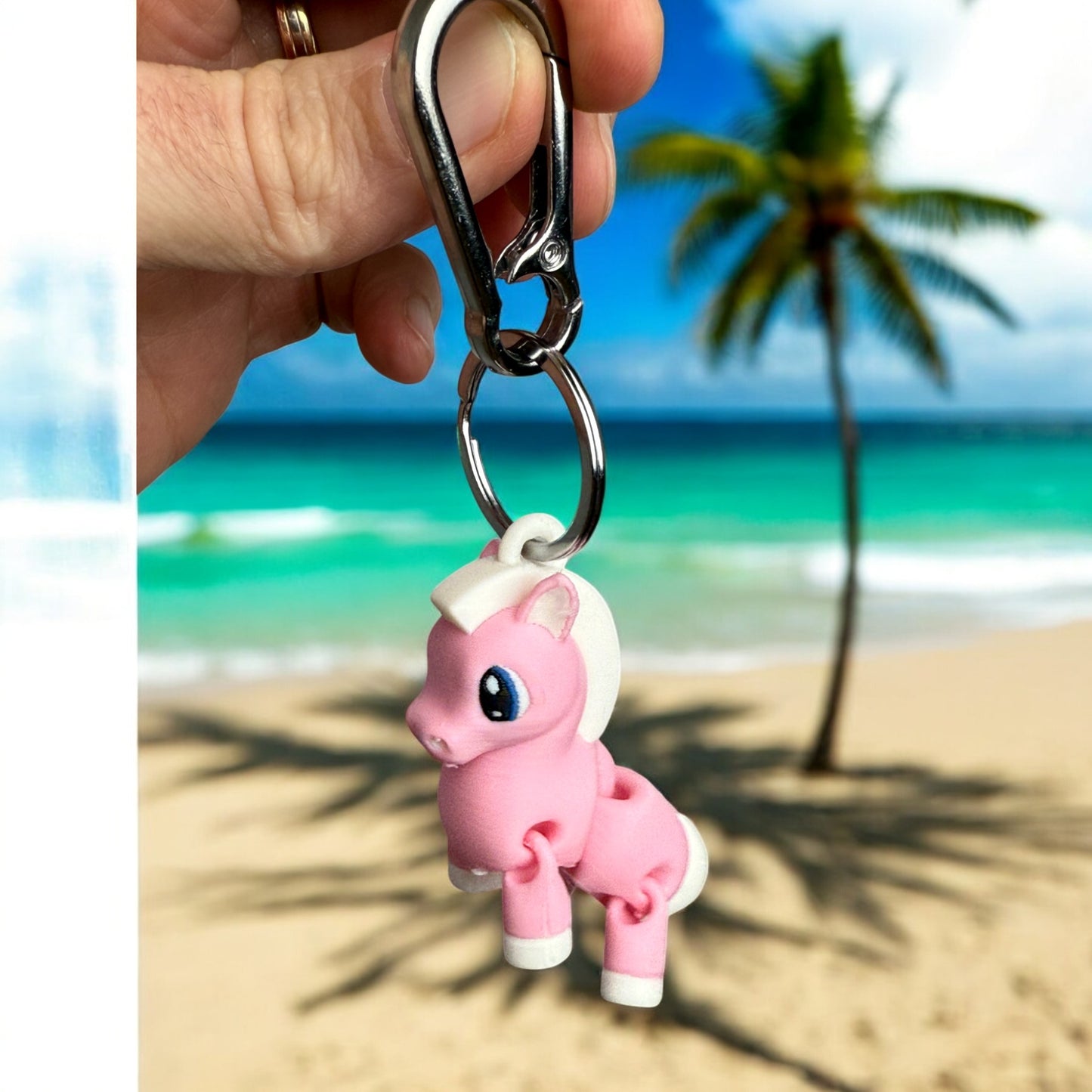 3D Iunicorn keychain Free EU Delivery