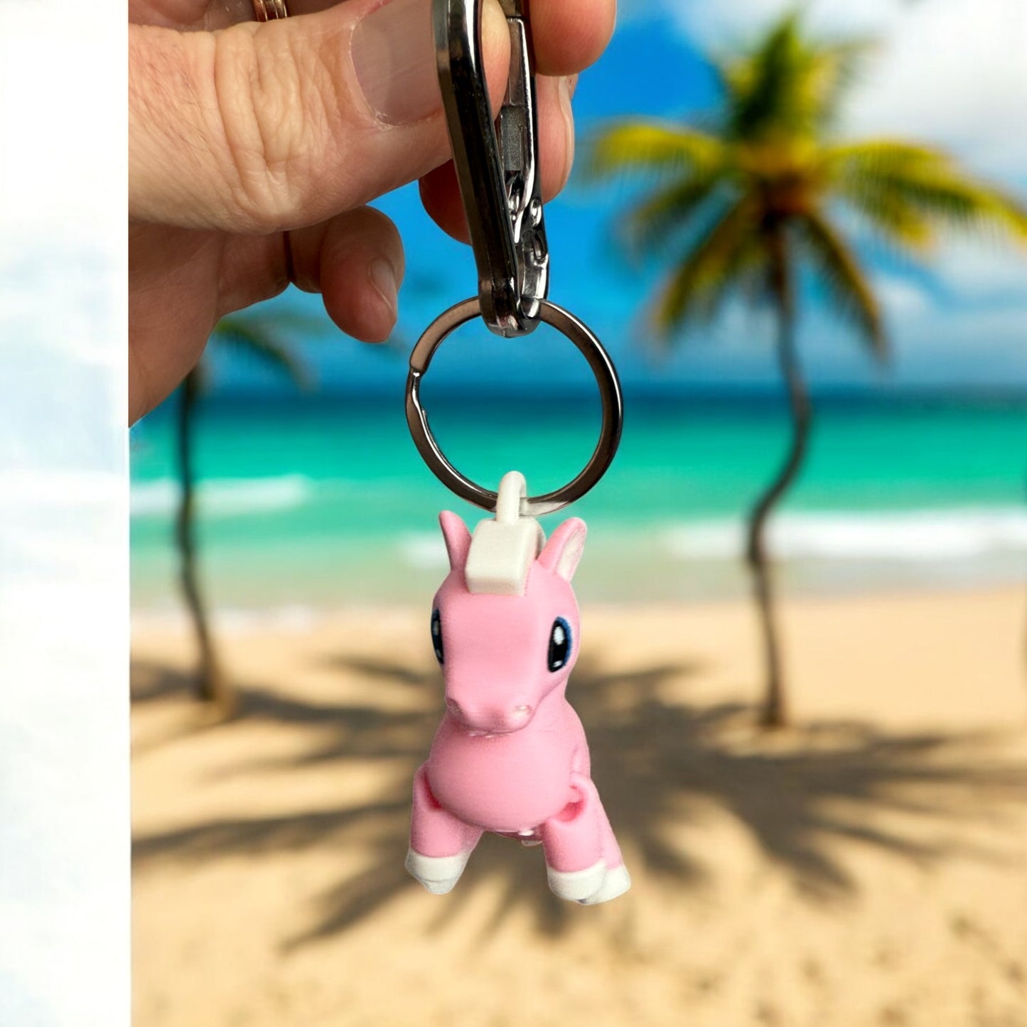 3D Iunicorn keychain Free EU Delivery