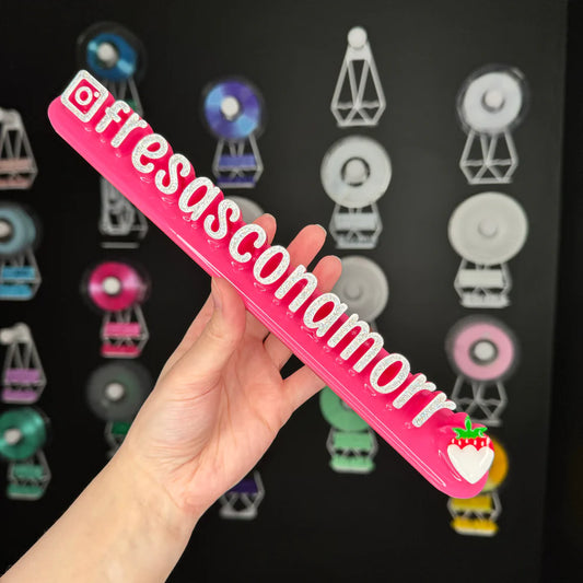 🍓 Custom Instagram Sign – Fresas con Amor Edition