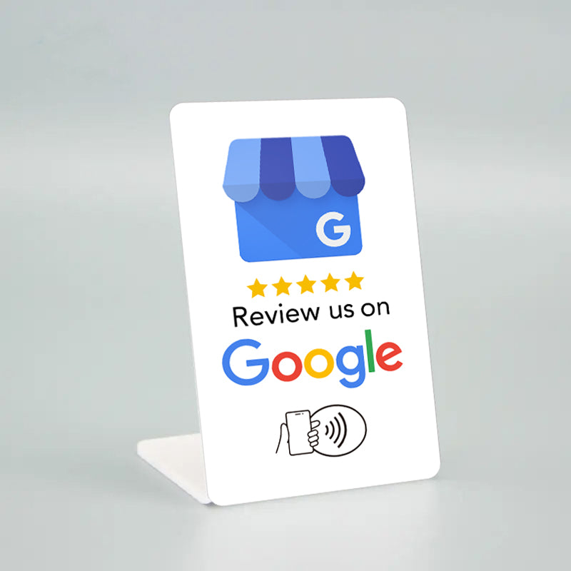 ⭐ NFC Google Review Stand – Tap to Review