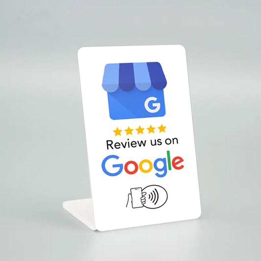 ⭐ NFC Google Review Stand – Tap to Review