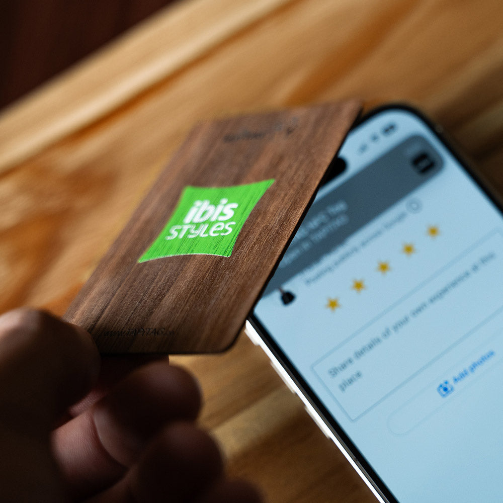 E-commerce Shipping Box Google Review Sticker Transparent Green | QR Code | 100 X 50mm stickers