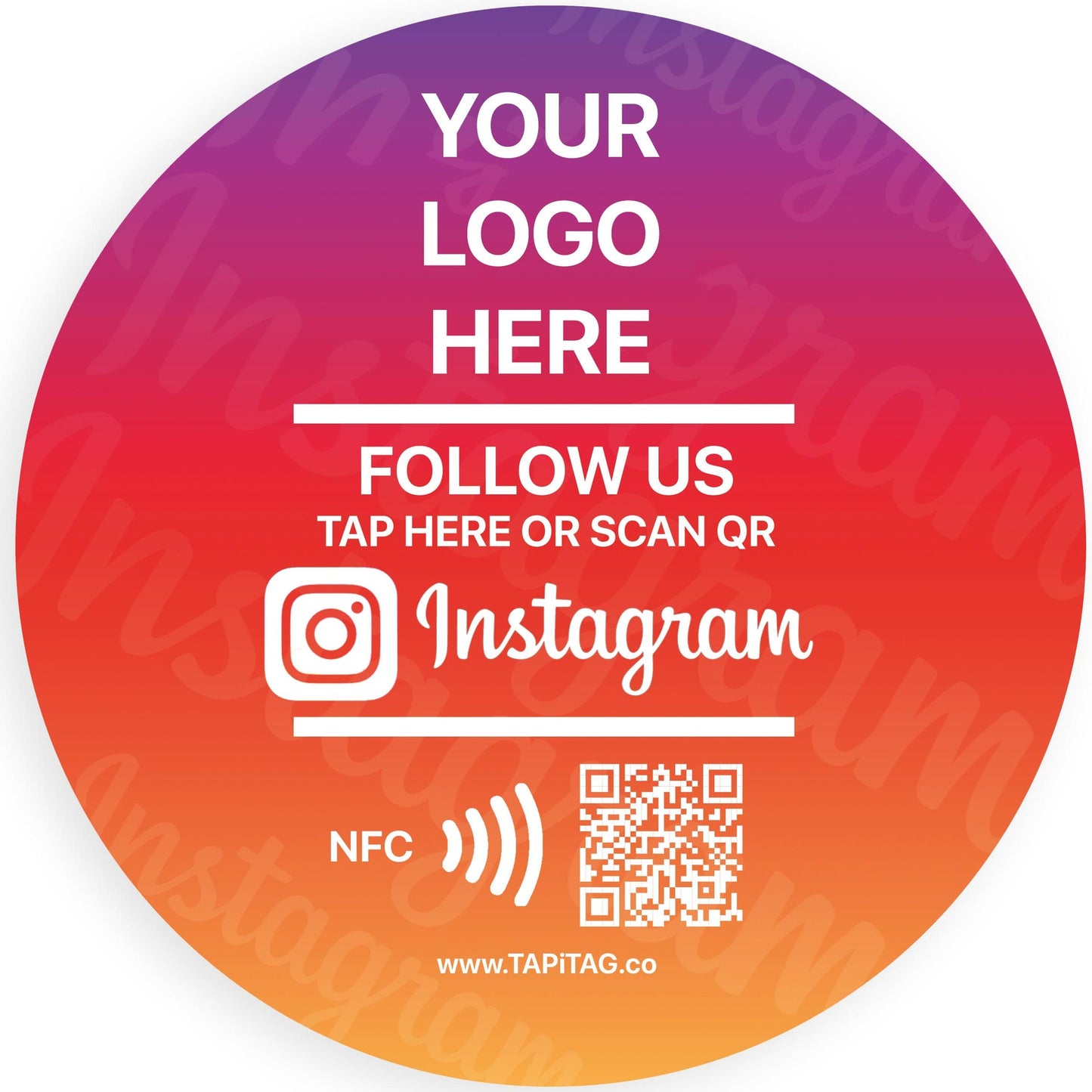 Instagram NFC TAG | Instantly increase your followers