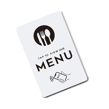 NFC Menu Card – Tap to View Menu Instantly