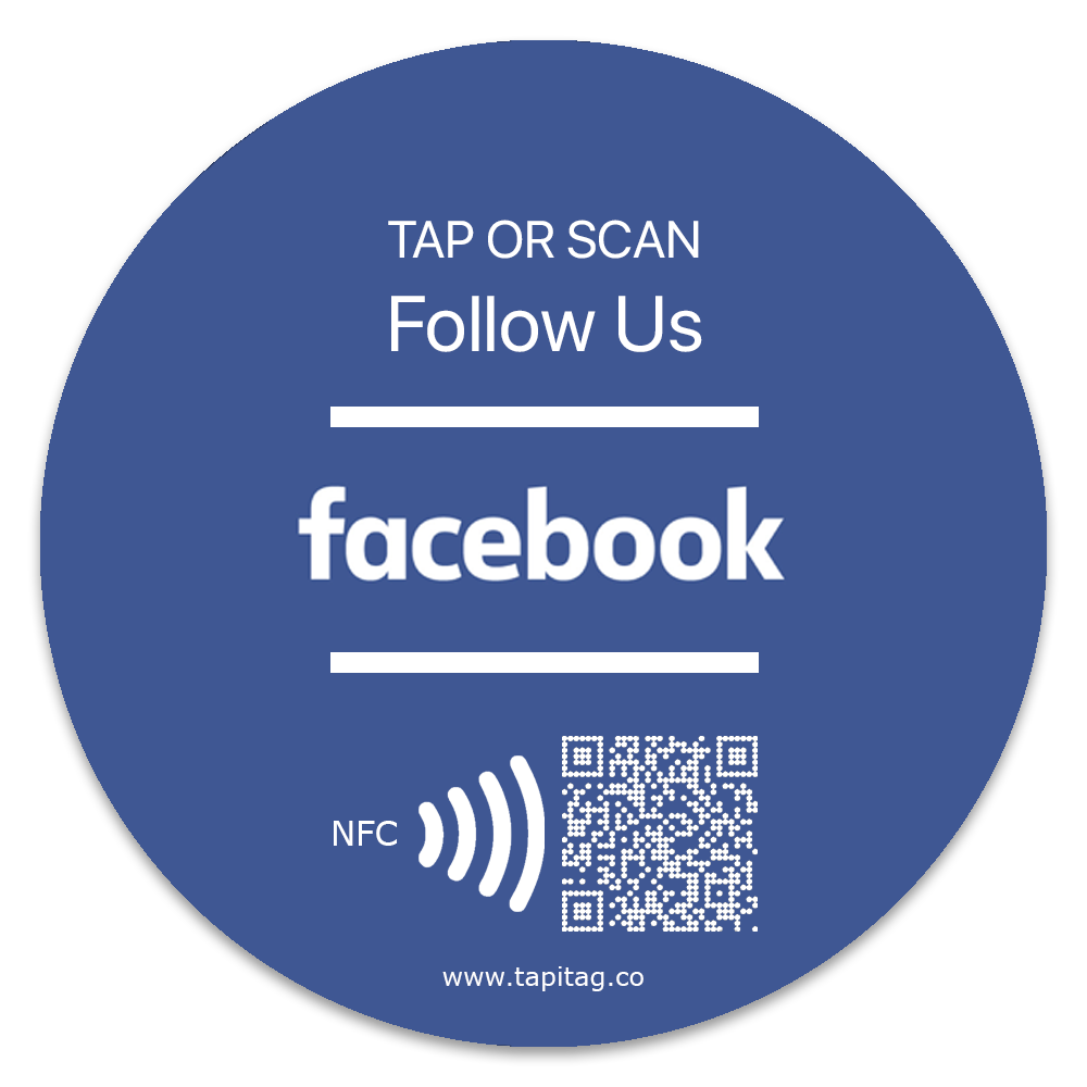 Facebook NFC TAG | Instantly increase your followers