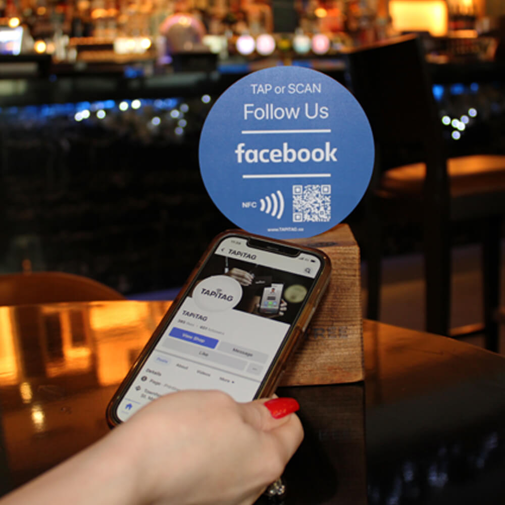 Facebook NFC TAG | Instantly increase your followers