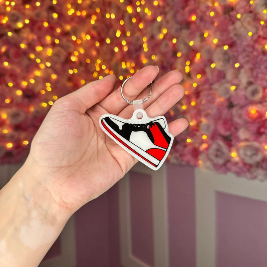 👟 Sneaker NFC Keychain – Red/Black Edition | Free EU Shipping