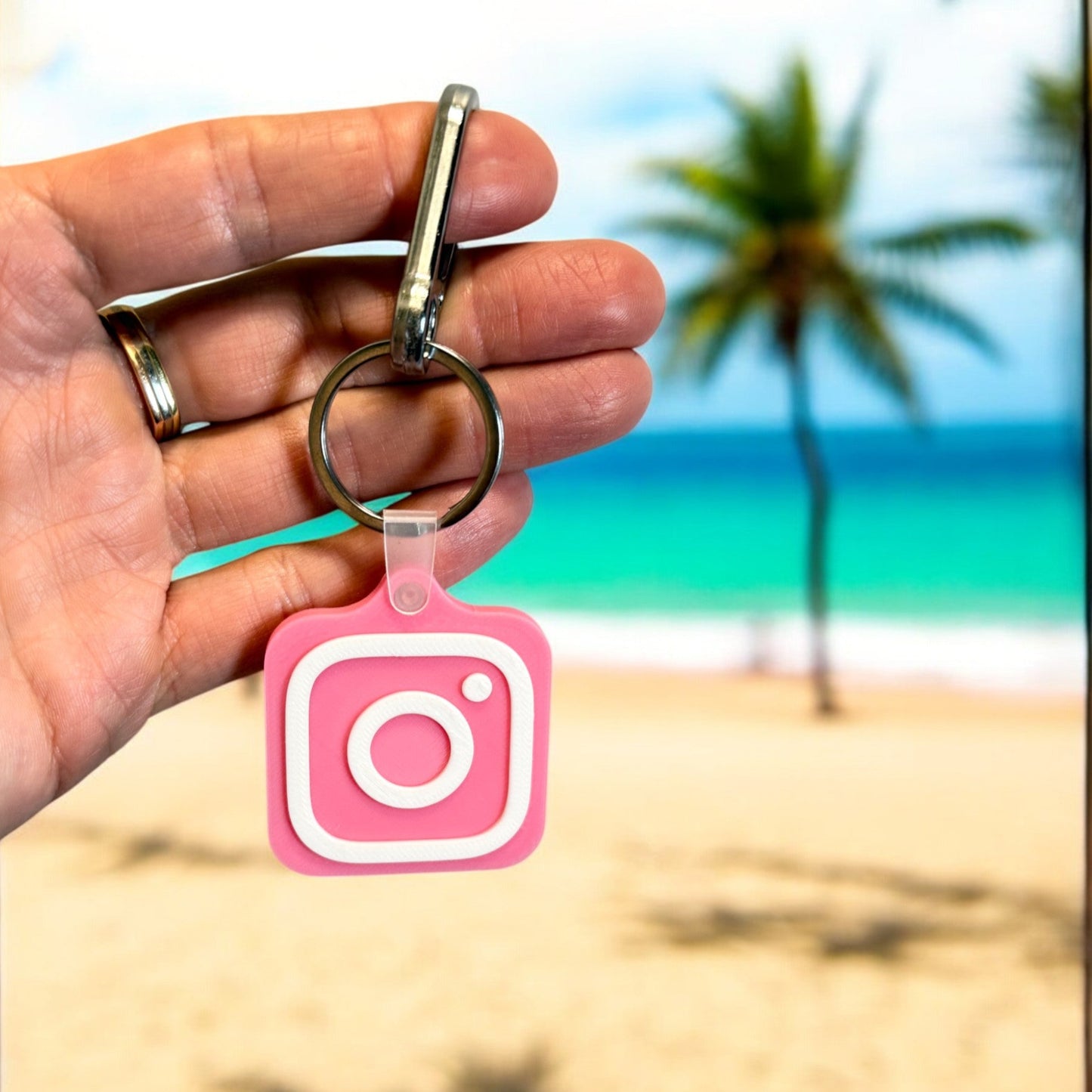 NFC Instagram keychain Free EU Delivery