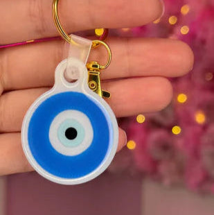 🔵 Evil Eye NFC Keychain – Protection &amp; Style | Free EU Shipping