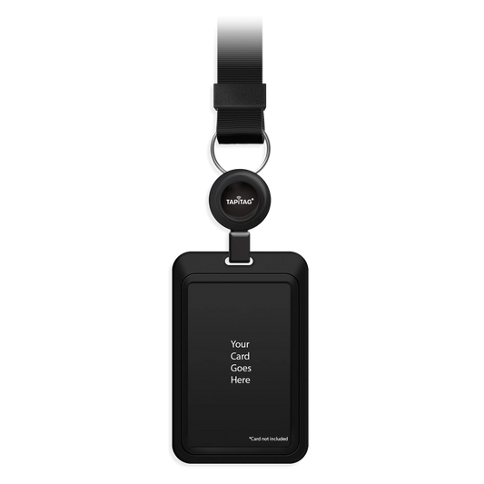 NFC Business Card Holder Lanyard | Black * Card not included*